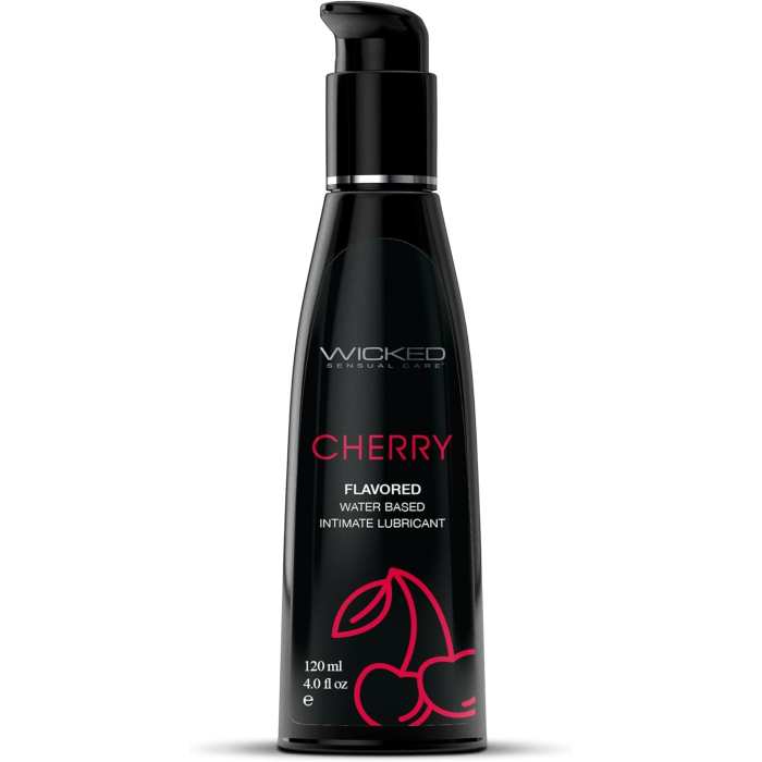 Лубрикант оральний на водній основі WICKED CHERRY з ароматом та смаком вишні, 60 мл
