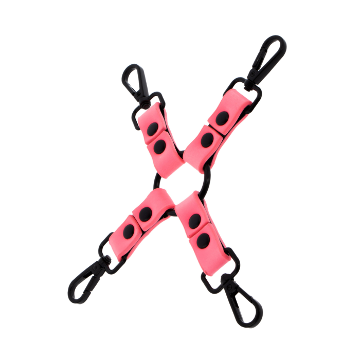 Перехресна система фіксації Taboom Glow In the Dark Hogtie рожева, що світиться в темряві, рожева
