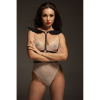 Портупея з крилами Candy Hero Black Angel 3 натуральна шкіра, чорна, One Size