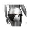 Трусики зі стразами на зав'язках CalExotics Radiance Side-Tie Panties, чорні, One size
