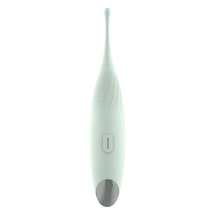 Вібратор для кліторальної стимуляції Dream Toys Glam Pin Point Stimulator, з двома насадками, м'ятний