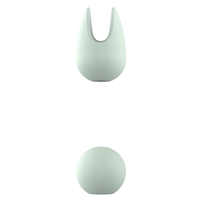 Вібратор для кліторальної стимуляції Dream Toys Glam Pin Point Stimulator, з двома насадками, м'ятний