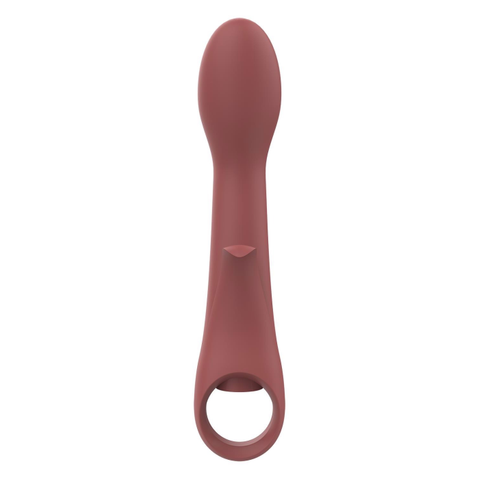 Вібратор Dream Toys Nude Sierra для точки G, коричневий