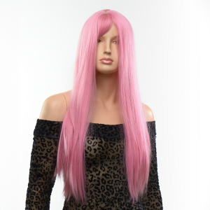 Перука пряма Fetish Hair рожева, 60 см