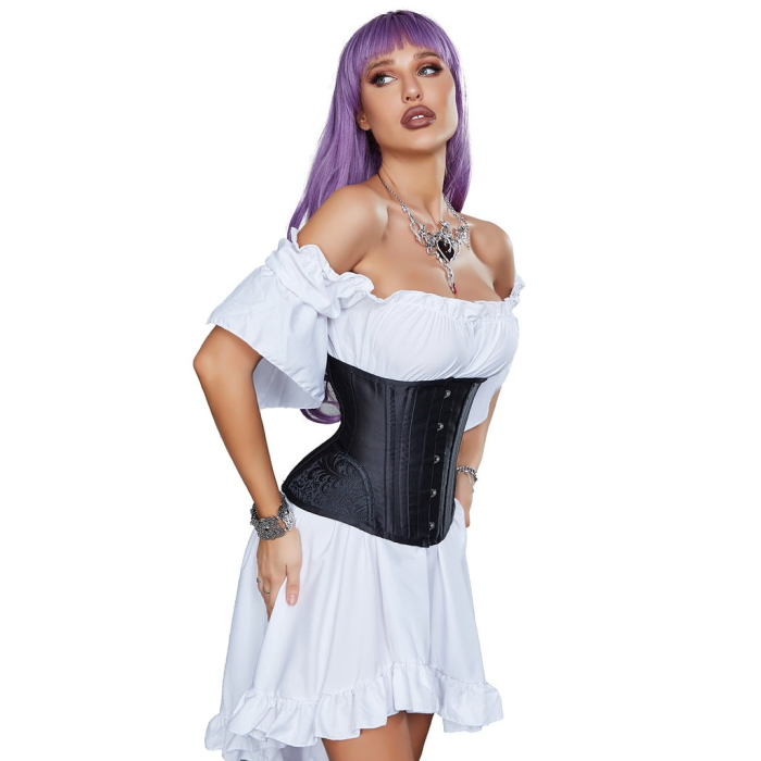 Корсет Star Night Corset з гачками та шнурівкою, чорний, M (без коробки)