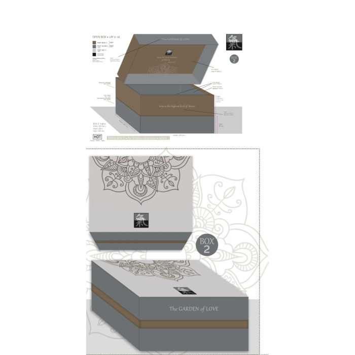 Подарункова коробка SHIATSU Selection - Giftbox 2 - 195 x 220 x 100 mm