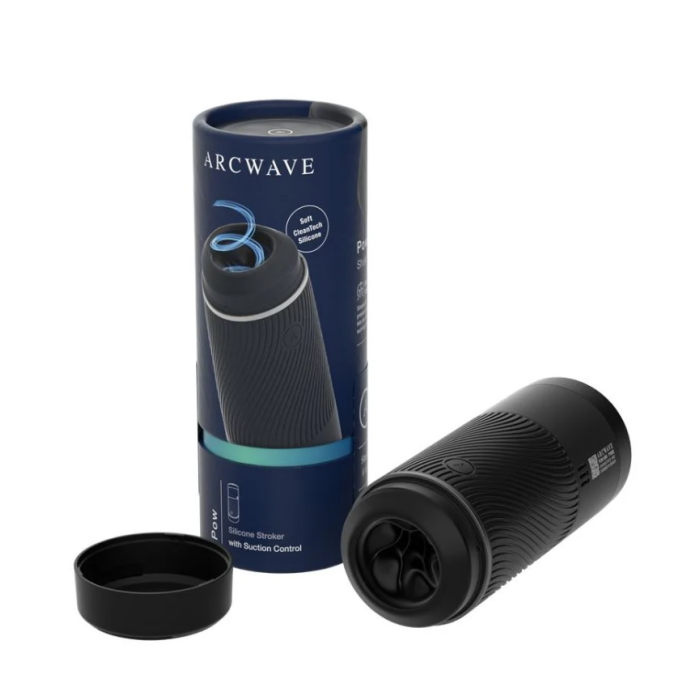 Мастурбатор преміум-класу з контролем всмоктування Arcwave Pow Stroker Black