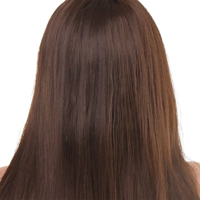 Перука хвиляста каскад з чубчиком Fetish Hair, коричневий, 60 см