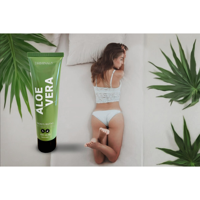 Лубрикант на водній основі Driminals Aloe Vera для чутливої ​​шкіри, 100 мл