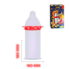 Презерватив OLO з вусиками + кулька "Taotie Spiny condom" (у комплекті 1 презератив + 1 кулька)