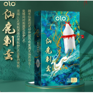 Презерватив OLO з вусиками + кулька "Fairy deer Spiny condom" (у комплекті 1 презератив + 1 кулька)