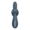 Вібратор з ротацією Satisfyer Heat Flex 4 Grey, підігрів до 39°C