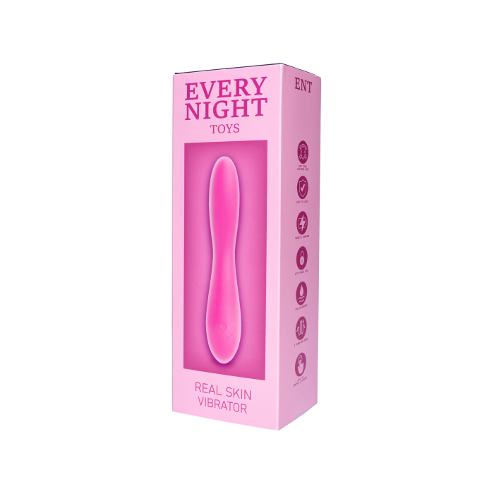 Вібратор Every Night Toys для точки G, рожевий