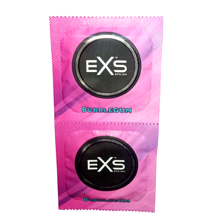 Презерватив EXS Flavoured Bubblegum зі смаком жувальної гумки (ціна за 10 шт.)