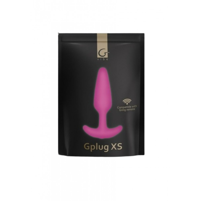Анальна пробка з вібрацією XS Gplug Gvibe, рожева, 7 х 2 см