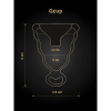 Менструальна чаша Gcup Gvibe, S, чорна, 6 х 3.5 см