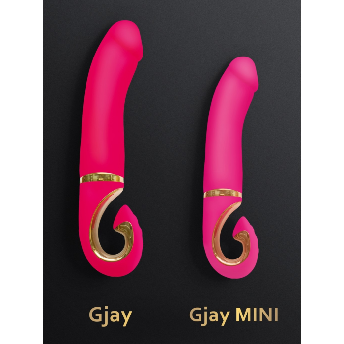 Вібратор нереалістичний Gjay Mini Gvibe, рожевий, 19 см х 3.5 см