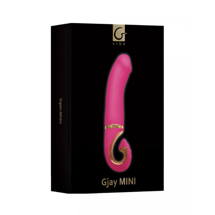 Вібратор нереалістичний Gjay Mini Gvibe, рожевий, 19 см х 3.5 см