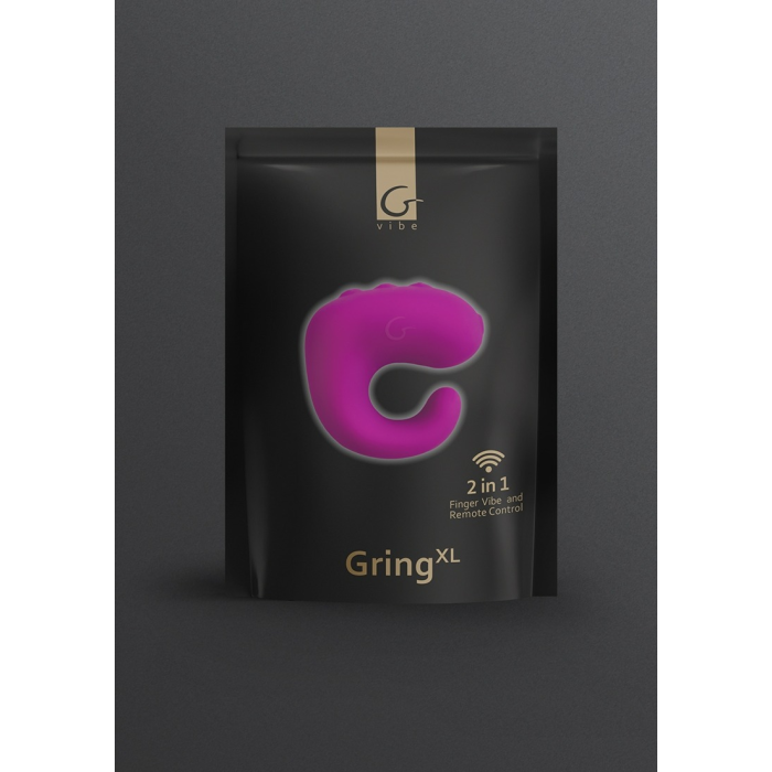 Вібратор на пальці GVIBE GringXL Sweet Raspberry, малиновий