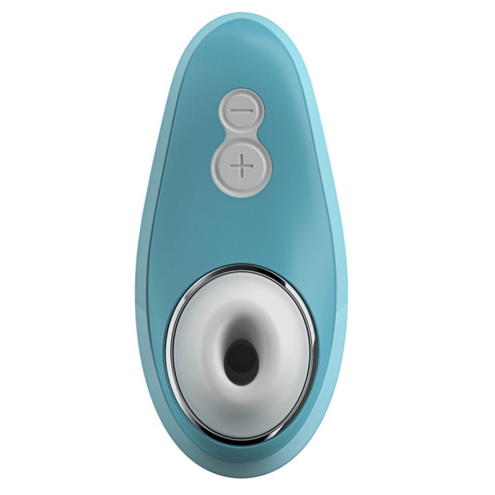 Вакуумний кліторальний стимулятор Womanizer Liberty Blue, магнітна кришка, 2 насадки