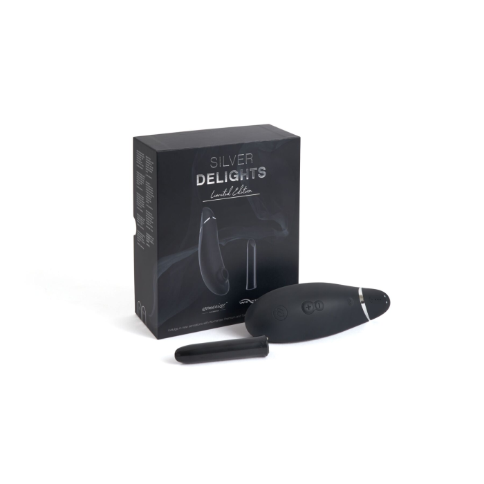 Преміальний подарунковий набір Silver Delights Collection: Womanizer Premium та We-Vibe Tango
