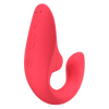 Вагінально-кліторальний стимулятор Womanizer Blend Vibrant Rose, вібрація + вакуум, 2 мотори