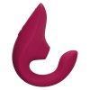 Вагінально-кліторальний стимулятор Womanizer Blend Vibrant Pink, вібрація + вакуум, 2 мотори