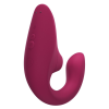 Вагінально-кліторальний стимулятор Womanizer Blend Vibrant Pink, вібрація + вакуум, 2 мотори