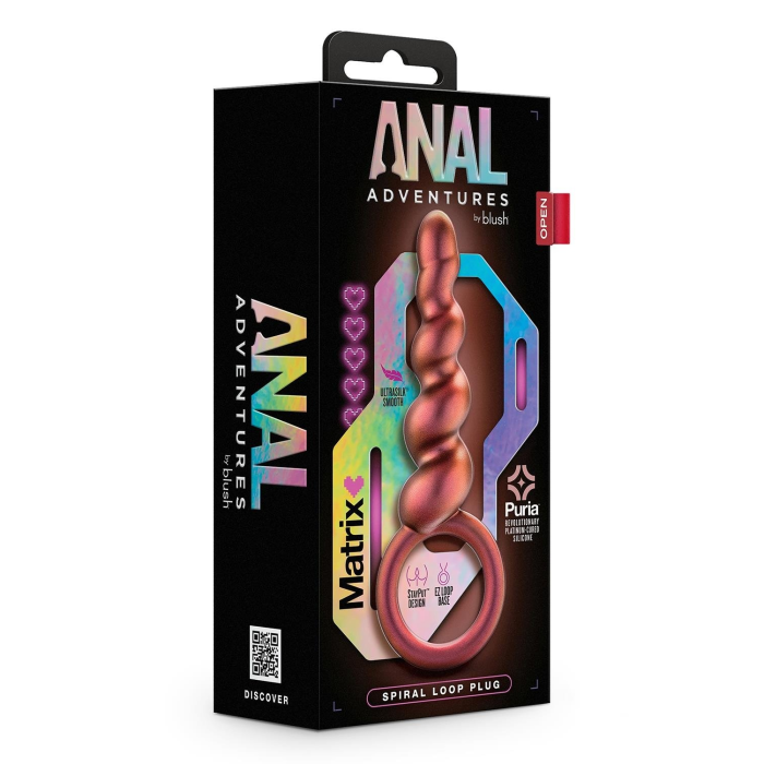 Анальна пробка Blush Anal Adventures Matrix у вигляді спіралі