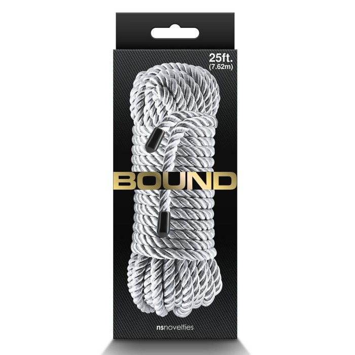Шовковистий мотузок NS Novelties Bound сріблястий