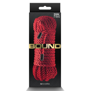 Шовковиста мотузка для шибарі NS Novelties Bound червона