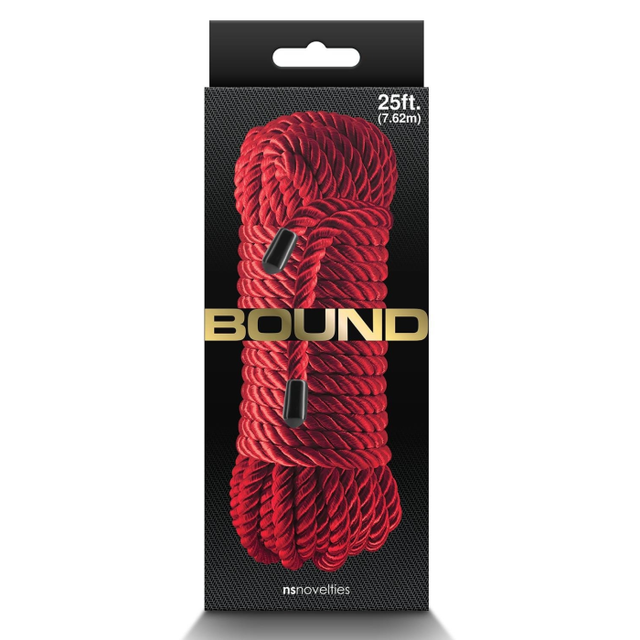 Шовковиста мотузка для шибарі NS Novelties Bound червона