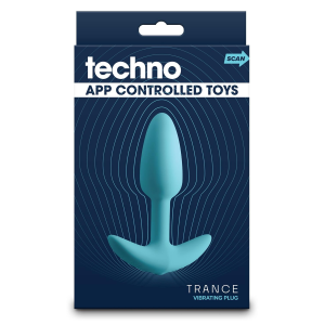 Анальна смарт-пробка з пультом керування NS Novelties Techno Trance бірюзова