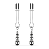 Затискачі для сосків Bedroom Fantasies: Nipple Clamps with Beaded Chain - Silver
