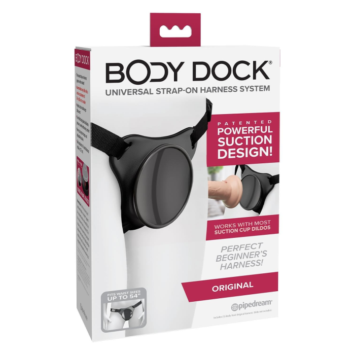 Трусики для страпону з присоскою Pipedream Body Dock Original чорні