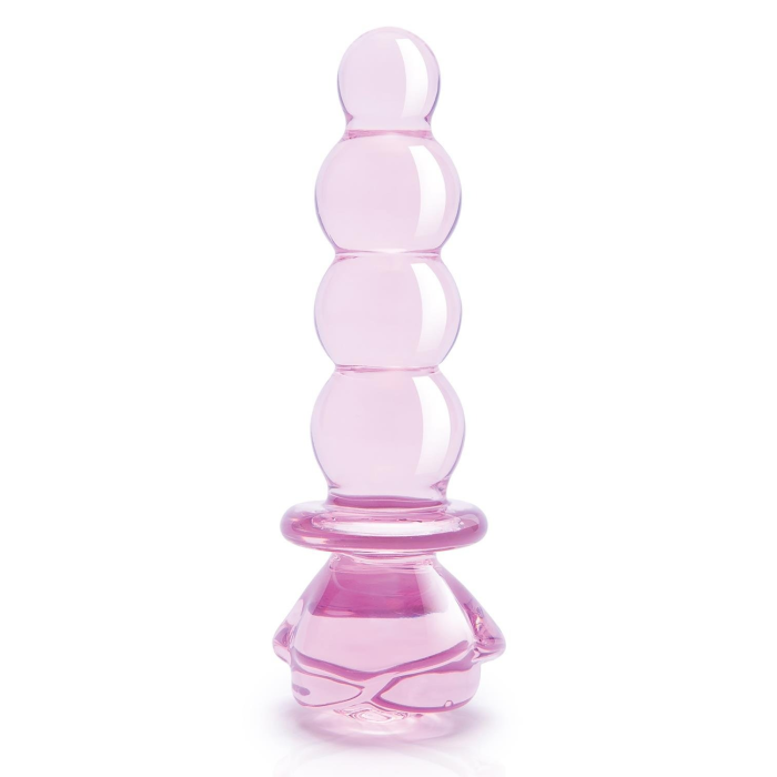 Фалоімітатор ялинка зі скла Dream Toys Glaze Glass у формі бутона троянди