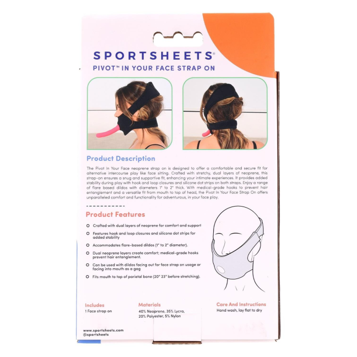 Страпон в наявності Sportsheets Pivot фетиш-пристосування для проникнення без рук