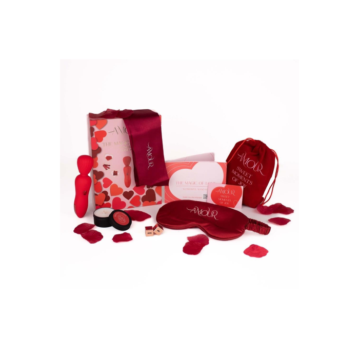Подарунковий набір секс-девайсів ,, Магія кохання, Dream Toys AMOUR THE MAGIC OF LOVE червоний