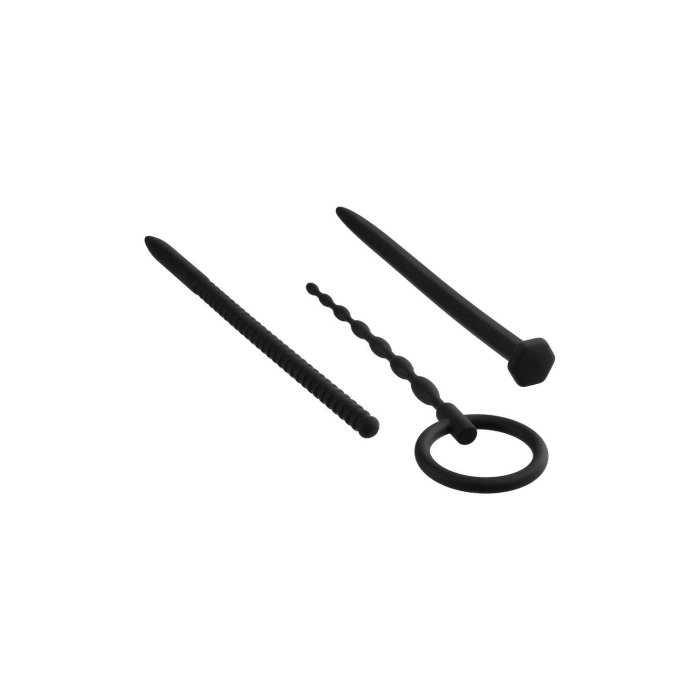 Набір чорних уретральних катетерів NMC Knot Knot із силікону
