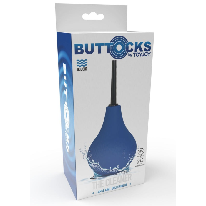 Анальний душ ToyJoy Buttocks синій, 200 мл