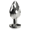 Анальна пробка ToyJoy Anal Play Disco Diamond срібляста, Small