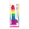 Фалоімітатор Веселка NS Novelties Colours Pride Edition на присосці