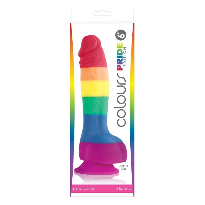 Фалоімітатор Веселка NS Novelties Colours Pride Edition на присосці