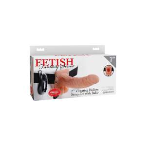 Порожнистий страпон з яєчками Pipedream Fetish Fantasy Series вібруючий