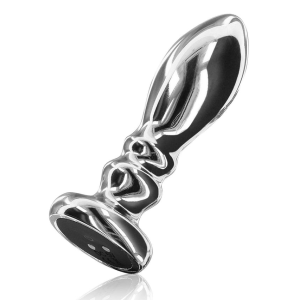 Вібратор анальний Toy Joy Buttocks The Slider сріблястий, L