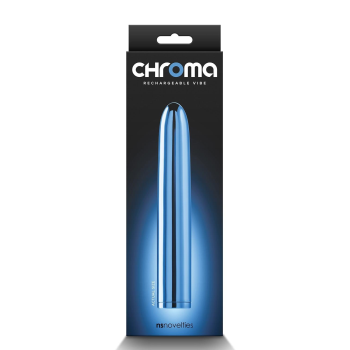 Класичний вібратор NS Novelties Chroma блакитний