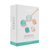 Вагінальні кульки Liebe Kewos — Peach/Mint, 5 кульок у комплекті, 15, 25, 35, 45 та 55 г