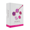 Вагінальні кульки Liebe Kewos — Cerise/Candy Violet, 5 кульок у комплекті, 15, 25, 35, 45 та 55 г