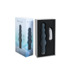 Вібратор S Pleasures Bullets Obsidian, чорний, у вигляді ряду кульок, 10 режимів, діаметр 4 см