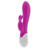 Вібратор-кролик S Pleasures Premium Corabi Rabbit, рожевий, вушка для клітора, 16 режимів, нагрів